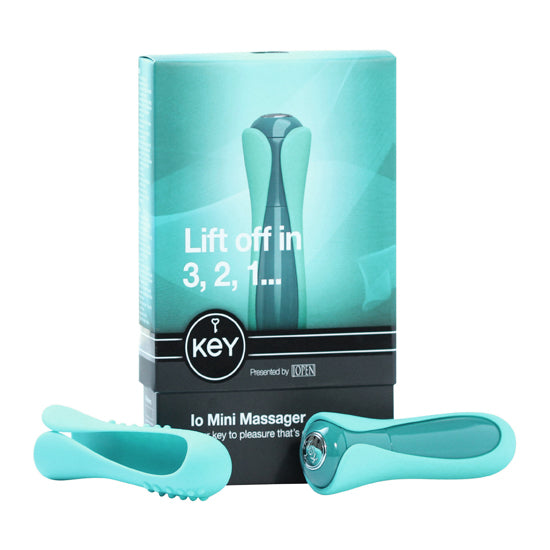 Vibrador Key Io Mini Massager Blue - Cake Sex Shop