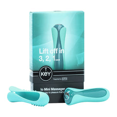 Vibrador Key Io Mini Massager Blue - Cake Sex Shop
