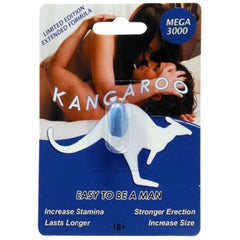 Pastilla Kangaroo Blue Mega 3000 - Cake Sex Shop