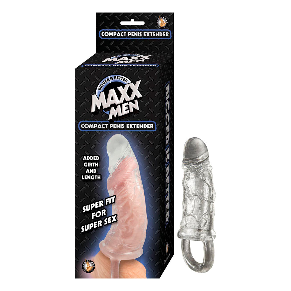 Extensión Maxx Men Compact Penis Sleeve-Clear - Cake Sex Shop