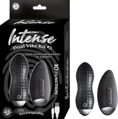 Vibrador Bala Intense Dual Vibe Kit #3-Black - Cake Sex Shop
