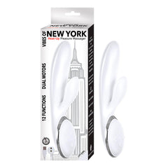 Vibes Of New York Heat-Up Pleasure Massager-White - Cake Sex Shop