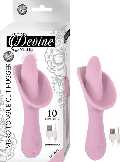 Vibrador Devine Vibes Vibro Tongue Clit Hugger Pink - Cake Sex Shop