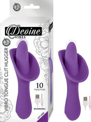 Vibrador Vibro Tongue Clit Hugger Purple - Cake Sex Shop