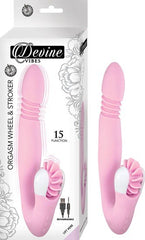Vibrador Orgasm Wheel & Stroker Pink - Cake Sex Shop