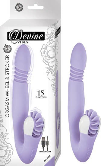 Vibrador Devine Orgasm Wheel & Stroker Lavender - Cake Sex Shop