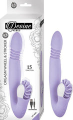 Vibrador Devine Orgasm Wheel & Stroker Lavender - Cake Sex Shop