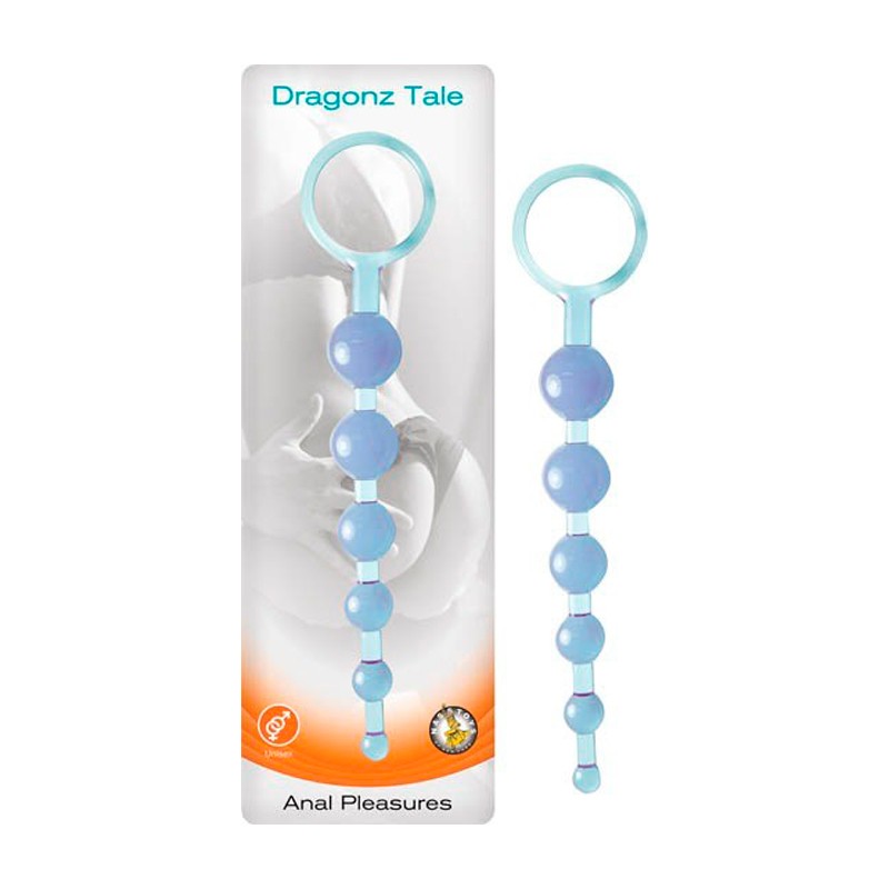 Perlas Dragonz Tale Anal Pleasures Blue - Cake Sex Shop