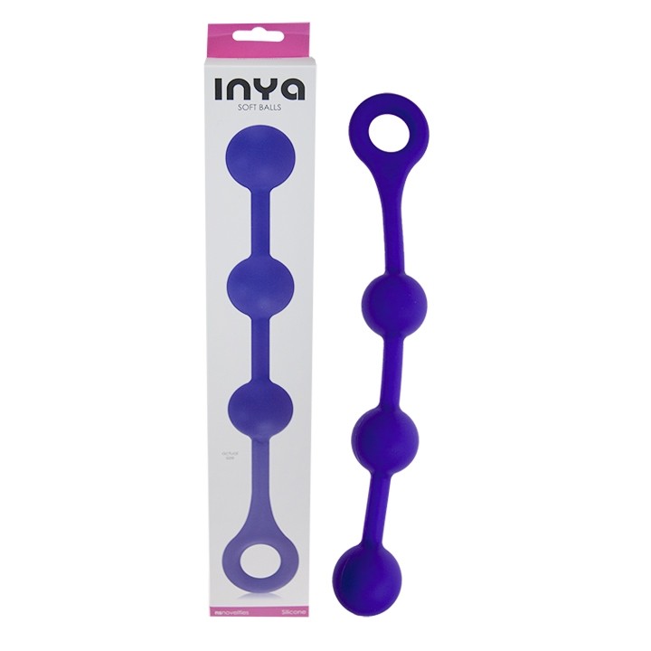 Perlas Anales Inya Soft Balls Purple - Cake Sex Shop