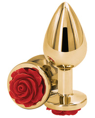Plug Anal Rear Assets - Rose - Medium - Red - Cake Sex Shop 2