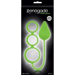 Renegade - 3 Ring Circus - Large - Neon Green - Cake Sex Shop