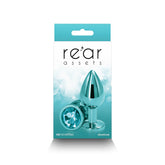 Plug Anal Rear Assets - Small - Teal - Cake Sex Shop