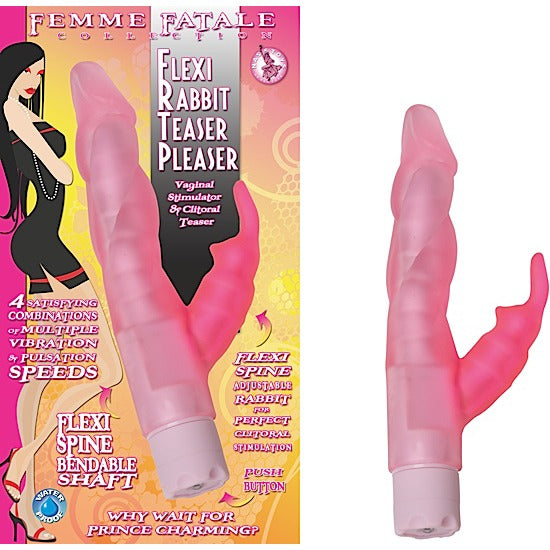 Vibrador Femme Fatale Flexi Rabbit Teaser Pleaser Bubblegum - Cake Sex Shop