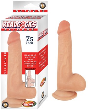 Dildo Realcocks Sliders 7.5" Flesh - Cake Sex Shop