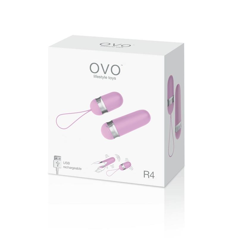 Vibrador Ovo R4 Rose Chrome - Cake Sex Shop