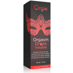 Intensificador Orgasm Drops Kissable Clitorial Arousal 30ml - Cake Sex Shop
