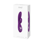 Vibrador Ovo K1 Rabbit - Violet - Cake Sex Shop