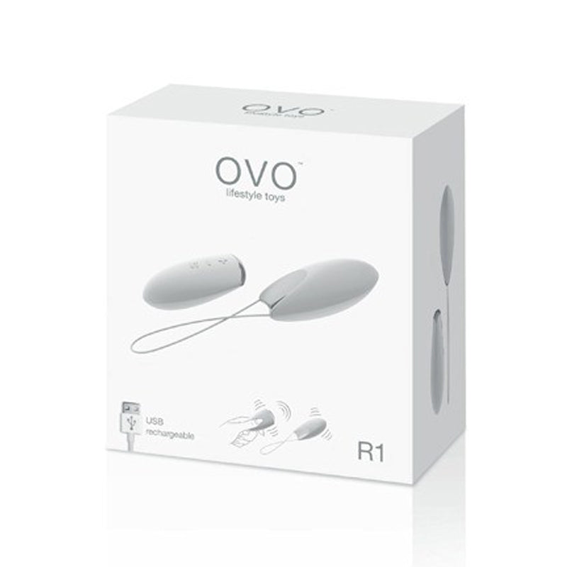 Vibrador Ovo R1 - White Chrome - Cake Sex Shop
