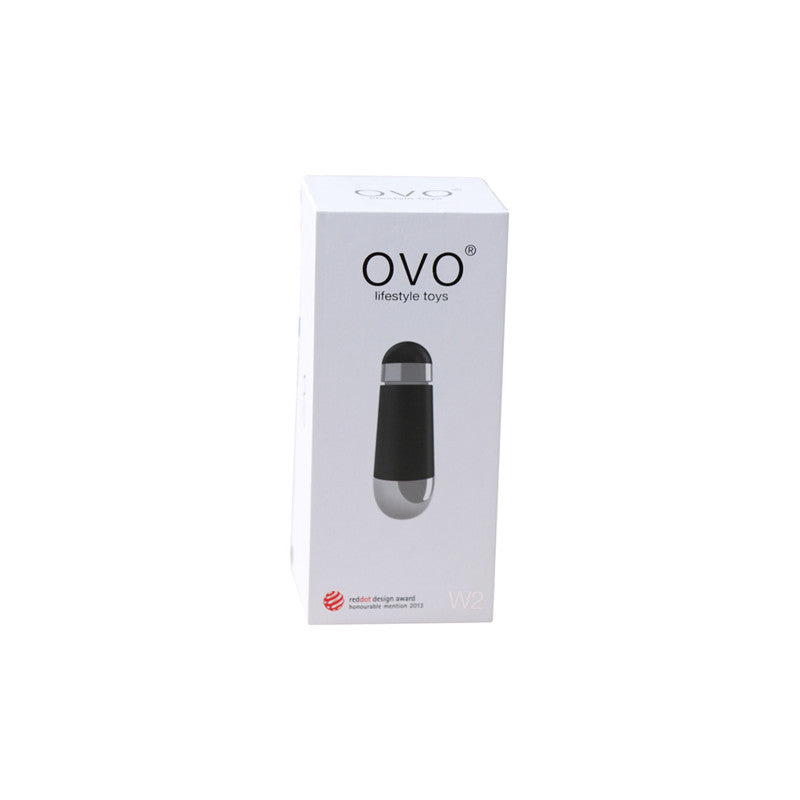 Vibrador Ovo W2 Bullet Black Chrome - Cake Sex Shop