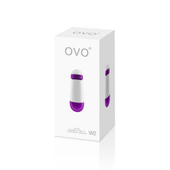 Vibrador Ovo W2 White Metallic Violet - Cake Sex Shop 2