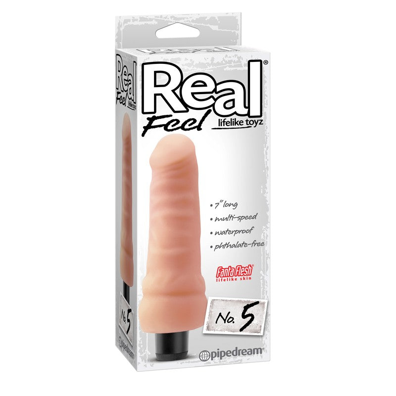 Vibrador Real Feel Lifelike Toyz #5 - 7" Flesh - Cake Sex Shop