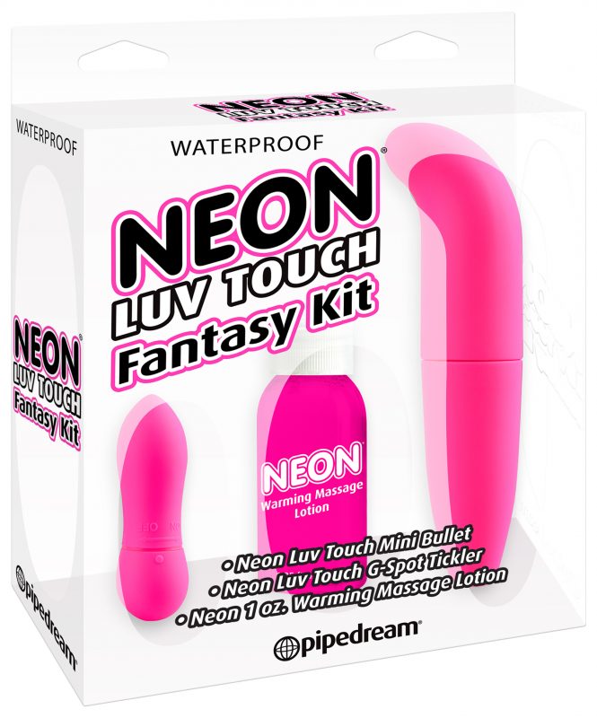 Vibrador Neon Luv Touch Fantasy Kit Pink - Cake Sex Shop