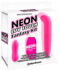 Vibrador Neon Luv Touch Fantasy Kit Pink - Cake Sex Shop