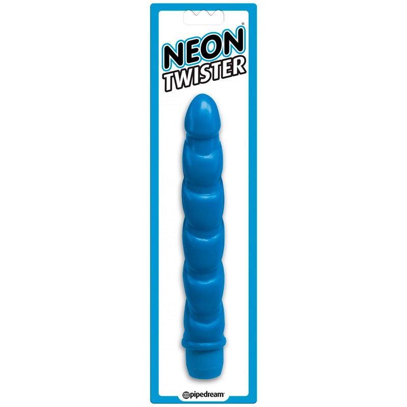Vibrador Neon Twister Blue - Cake Sex Shop