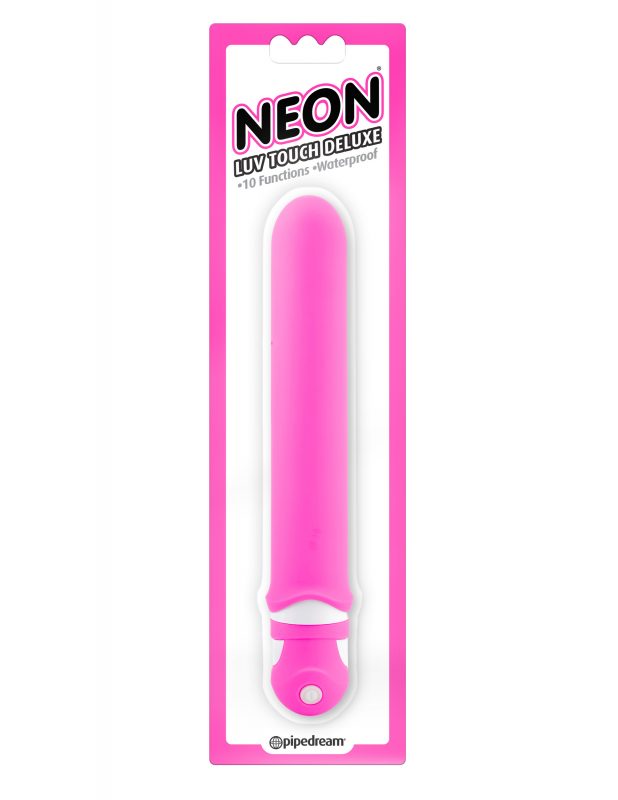 Vibrador Neon Luv Touch Deluxe Pink - Cake Sex Shop