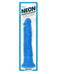 Dildo Neon Silicone Wall Banger Blue 6" - Cake Sex Shop
