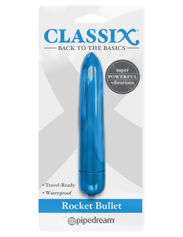 Vibrador Classix Rocket Bullet - Blue - Cake Sex Shop