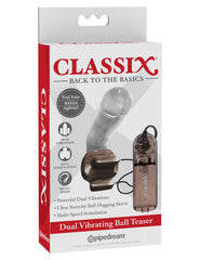 Funda Classix Dual Vibrating Ball Teaser Smoke - Cake Sex Shop