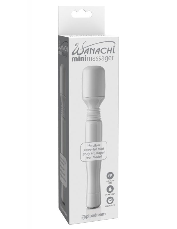 Masajeador Mini Wanachi Massager - White - Cake Sex Shop