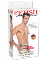Dildo Fetish Fantasy Series Wonderful Wabbit Hollow Strap-On - Pink - Cake Sex Shop