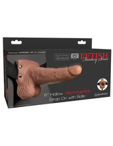 Dildo Fetish Fantasy Hollow Rechargeable Strap-On - 15 cm - Cake Sex Shop