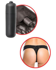 Tanga Vibradora Hanky Spank Me - Negro de Fetish Fantasy - Cake Sex Shop 2