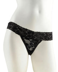 Tanga Vibradora Hanky Spank Me - Negro de Fetish Fantasy - Cake Sex Shop 2 3 4