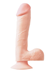 Dildo Basix Rubber Works 7.5" Dong With Suction Cup-Light - Cake Sex Shop 2