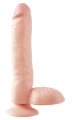 Dildo Basix Rubber Works 9" Suction Cup - Flesh - Cake Sex Shop 2