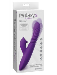 Vibrador Fantasy For Her Ultimate Thrusting Clit Stimulate-Her-Purple - Cake Sex Shop