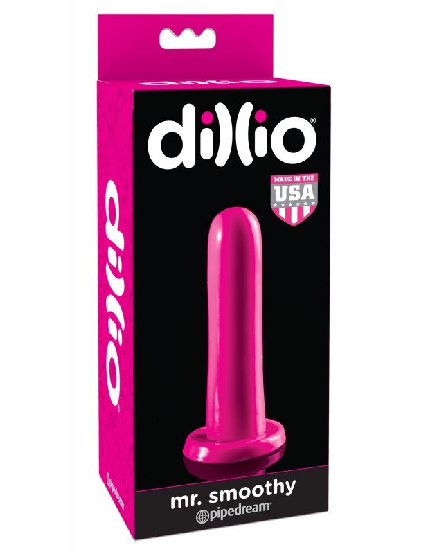 Dildo Dillio Mr. Smoothy pink 5" - Cake Sex Shop