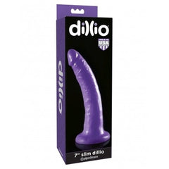 Dildo Dillio 7" Slim purple - Cake Sex Shop