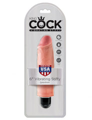 Dildo King Cock 6" Vibrating Stiffy - Cake Sex Shop