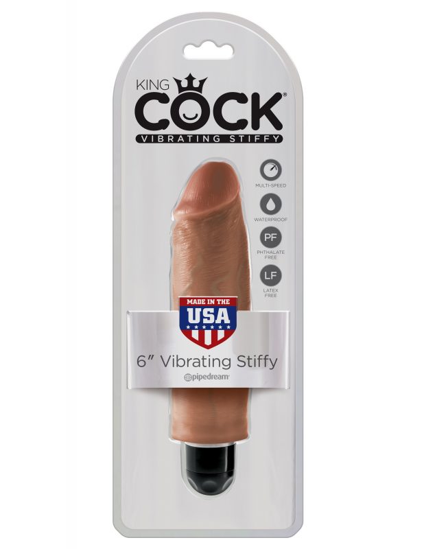 Dildo King Cock 6″ Vibrating Stiffy - Cake Sex Shop