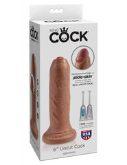 Dildo King Cock -15 cm Uncut Tan - Cake Sex Shop