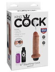 Dildo King Cock 6" Squirting Cock - Cake Sex Shop
