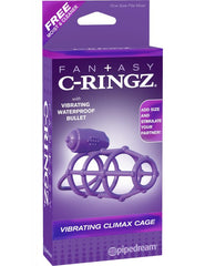 Jaula Fantasy C-Ringz Vibrating Climax Cage - Cake Sex Shop