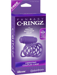 Jaula Fantasy C-Ringz Vibrating Couples Cage - Cake Sex Shop