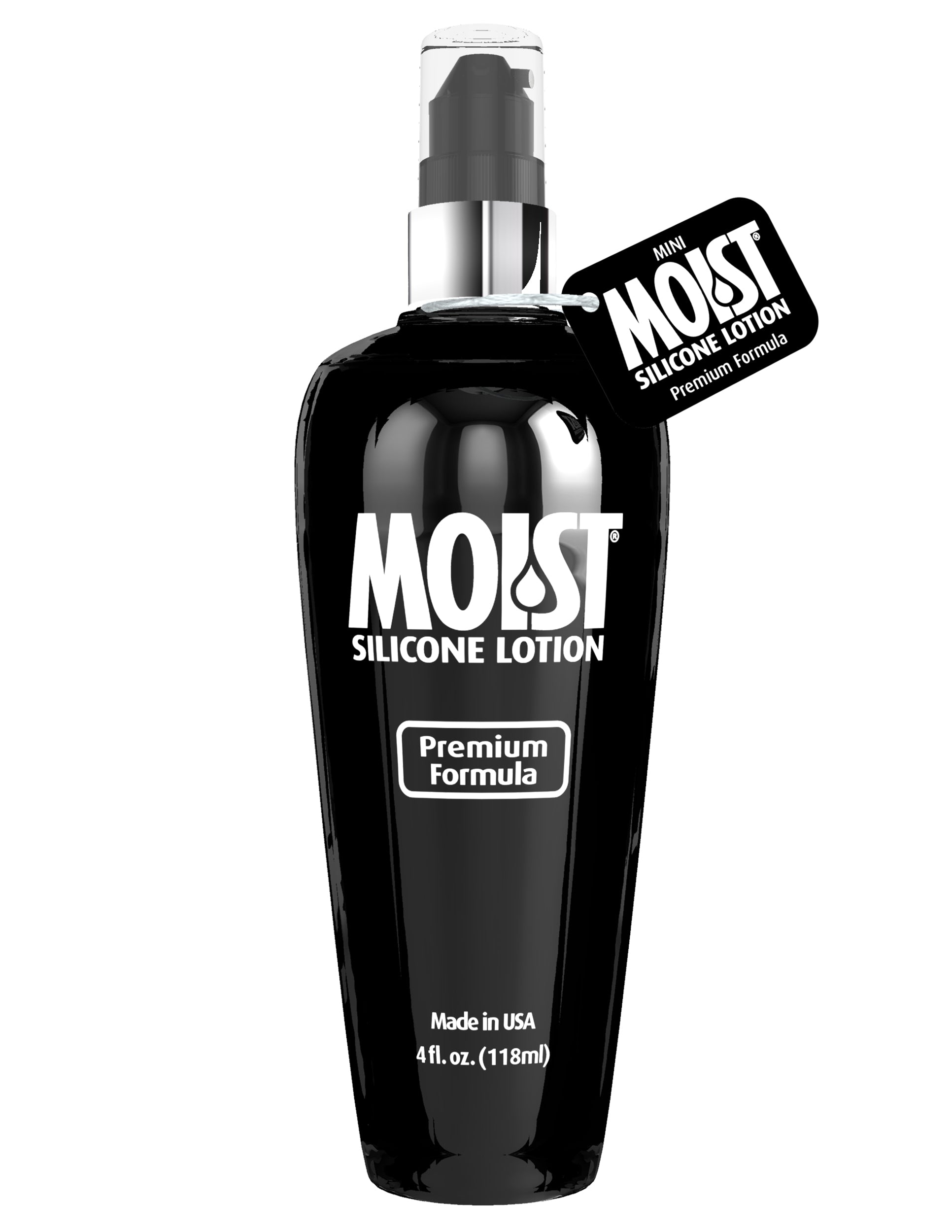 Lubricante Moist Silicone Moist 4 Oz. (118Ml) - Cake Sex Shop