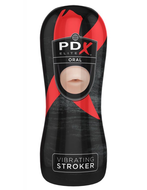 Masturbador PDX Elite Oral Vibrating Stroker - Cake Sex Shop